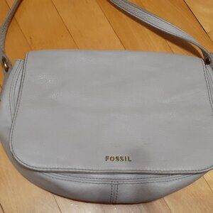 Sac a main gris clair Fossil